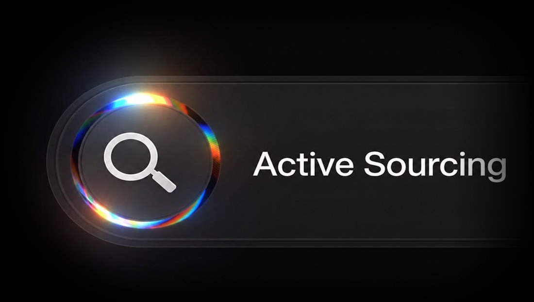 Abzeichen Active Sourcing